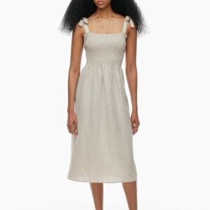 Golden Hour Linen Dress